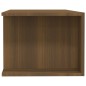 vidaXL Mueble de TV con luces LED marrón roble 135x39x30 cm vidaXL Mueble de TV con luces LED marrón roble 135x39x30 cm