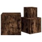 vidaXL Mesitas auxiliares 3 piezas madera contrachapada roble ahumado vidaXL Mesitas auxiliares 3 piezas madera contrachapada roble ahumado