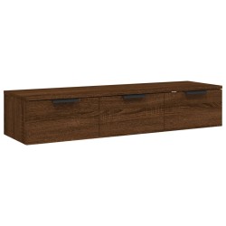 vidaXL Armario de pared madera contrachapada roble marrón 102x30x20 cm