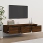 vidaXL Armario de pared madera contrachapada roble marrón 102x30x20 cm vidaXL Armario de pared madera contrachapada roble marrón 102x30x20 cm