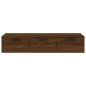 vidaXL Armario de pared madera contrachapada roble marrón 102x30x20 cm vidaXL Armario de pared madera contrachapada roble marrón 102x30x20 cm