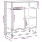 vidaXL Aparador de madera de ingeniería roble Sonoma 69x35x80 cm vidaXL Aparador de madera de ingeniería roble Sonoma 69x35x80 cm