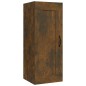 vidaXL Armario colgante madera contrachapada roble ahumado 35x34x90 cm vidaXL Armario colgante madera contrachapada roble ahumado 35x34x90 cm