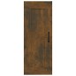 vidaXL Armario colgante madera contrachapada roble ahumado 35x34x90 cm vidaXL Armario colgante madera contrachapada roble ahumado 35x34x90 cm