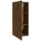 vidaXL Armario colgante madera contrachapada roble ahumado 35x34x90 cm vidaXL Armario colgante madera contrachapada roble ahumado 35x34x90 cm