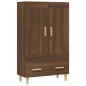 vidaXL Aparador alto de madera contrachapada marrón roble 70x31x115 cm vidaXL Aparador alto de madera contrachapada marrón roble 70x31x115 cm
