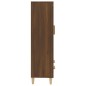 vidaXL Aparador alto de madera contrachapada marrón roble 70x31x115 cm vidaXL Aparador alto de madera contrachapada marrón roble 70x31x115 cm