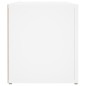 vidaXL Mueble para TV madera contrachapada blanco 100x31,5x35 cm vidaXL Mueble para TV madera contrachapada blanco 100x31,5x35 cm