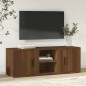vidaXL Mueble para TV madera contrachapada marrón roble 100x31,5x35 cm