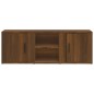 vidaXL Mueble para TV madera contrachapada marrón roble 100x31,5x35 cm