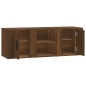 vidaXL Mueble para TV madera contrachapada marrón roble 100x31,5x35 cm