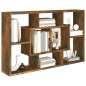 vidaXL Estantería de pared contrachapada roble ahumado 85x16x52,5 cm vidaXL Estantería de pared contrachapada roble ahumado 85x16x52,5 cm