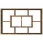 vidaXL Estantería de pared contrachapada roble ahumado 85x16x52,5 cm vidaXL Estantería de pared contrachapada roble ahumado 85x16x52,5 cm