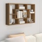 vidaXL Estantería de pared contrachapada roble marrón 85x16x52,5 cm vidaXL Estantería de pared contrachapada roble marrón 85x16x52,5 cm