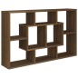 vidaXL Estantería de pared contrachapada roble marrón 85x16x52,5 cm vidaXL Estantería de pared contrachapada roble marrón 85x16x52,5 cm