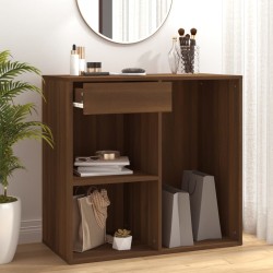 vidaXL Armario de maquillaje madera color roble marrón 80x40x75 cm