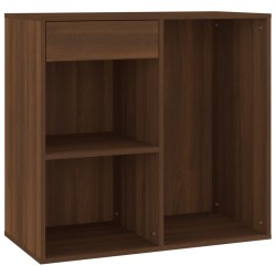 vidaXL Armario de maquillaje madera color roble marrón 80x40x75 cm