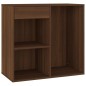 vidaXL Armario de maquillaje madera color roble marrón 80x40x75 cm vidaXL Armario de maquillaje madera color roble marrón 80x40x75 cm