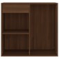 vidaXL Armario de maquillaje madera color roble marrón 80x40x75 cm vidaXL Armario de maquillaje madera color roble marrón 80x40x75 cm