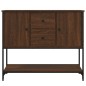 vidaXL Aparador de madera de ingeniería marrón roble 100x36x85 cm vidaXL Aparador de madera de ingeniería marrón roble 100x36x85 cm