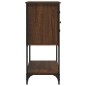vidaXL Aparador de madera de ingeniería marrón roble 100x36x85 cm vidaXL Aparador de madera de ingeniería marrón roble 100x36x85 cm