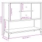 vidaXL Aparador de madera de ingeniería marrón roble 100x36x85 cm vidaXL Aparador de madera de ingeniería marrón roble 100x36x85 cm
