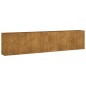 vidaXL Jardinera acero corten 360x40x80 cm vidaXL Jardinera acero corten 360x40x80 cm