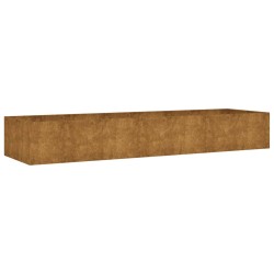 vidaXL Jardinera acero corten 280x80x40 cm