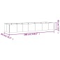 vidaXL Jardinera acero corten 280x80x40 cm vidaXL Jardinera acero corten 280x80x40 cm