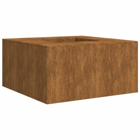 vidaXL Brasero de acero corten 60x60x30 cm 