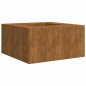 vidaXL Brasero de acero corten 60x60x30 cm vidaXL Brasero de acero corten 60x60x30 cm