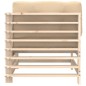 vidaXL Sofás esquineros con cojines 2 uds madera maciza de pino vidaXL Sofás esquineros con cojines 2 uds madera maciza de pino