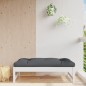 vidaXL Taburete de jardín madera maciza de pino blanco 120x80 cm vidaXL Taburete de jardín madera maciza de pino blanco 120x80 cm