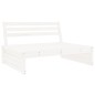vidaXL Sofá central madera maciza de pino blanco 120x80 cm vidaXL Sofá central madera maciza de pino blanco 120x80 cm