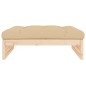 vidaXL Taburete de jardín madera maciza de pino 120x80 cm vidaXL Taburete de jardín madera maciza de pino 120x80 cm