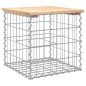vidaXL Banco de jardín diseño gaviones madera maciza pino 43x44x42 cm vidaXL Banco de jardín diseño gaviones madera maciza pino 43x44x42 cm