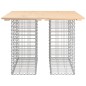 vidaXL Banco de jardín diseño gaviones madera maciza pino 100x102x72cm vidaXL Banco de jardín diseño gaviones madera maciza pino 100x102x72cm