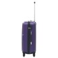 vidaXL Juego de maletas rígidas de ruedas trolley 3 pzas moradas ABS vidaXL Juego de maletas rígidas de ruedas trolley 3 pzas moradas ABS