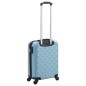 vidaXL Maleta con ruedas trolley rígida azul ABS vidaXL Maleta con ruedas trolley rígida azul ABS