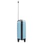 vidaXL Maleta con ruedas trolley rígida azul ABS vidaXL Maleta con ruedas trolley rígida azul ABS