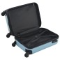 vidaXL Maleta con ruedas trolley rígida azul ABS vidaXL Maleta con ruedas trolley rígida azul ABS