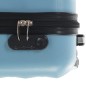 vidaXL Maleta con ruedas trolley rígida azul ABS vidaXL Maleta con ruedas trolley rígida azul ABS