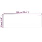 vidaXL Pizarra magnética de pared vidrio templado negro 100x30 cm vidaXL Pizarra magnética de pared vidrio templado negro 100x30 cm