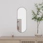 vidaXL Espejo de pared vidrio ovalado 15x40 cm vidaXL Espejo de pared vidrio ovalado 15x40 cm