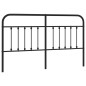 vidaXL Cabecero de metal negro 180 cm vidaXL Cabecero de metal negro 180 cm