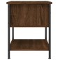 vidaXL Mesita de noche madera de ingeniería marrón roble 34x35,5x45 cm vidaXL Mesita de noche madera de ingeniería marrón roble 34x35,5x45 cm