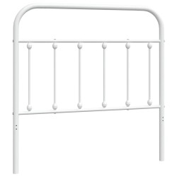 vidaXL Cabecero de metal blanco 100 cm