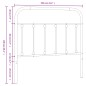 vidaXL Cabecero de metal blanco 100 cm vidaXL Cabecero de metal blanco 100 cm