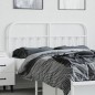 vidaXL Cabecero de metal blanco 150 cm