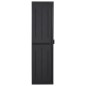 vidaXL Armario de almacenaje de jardín ratán PP negro 65x45x172 cm vidaXL Armario de almacenaje de jardín ratán PP negro 65x45x172 cm